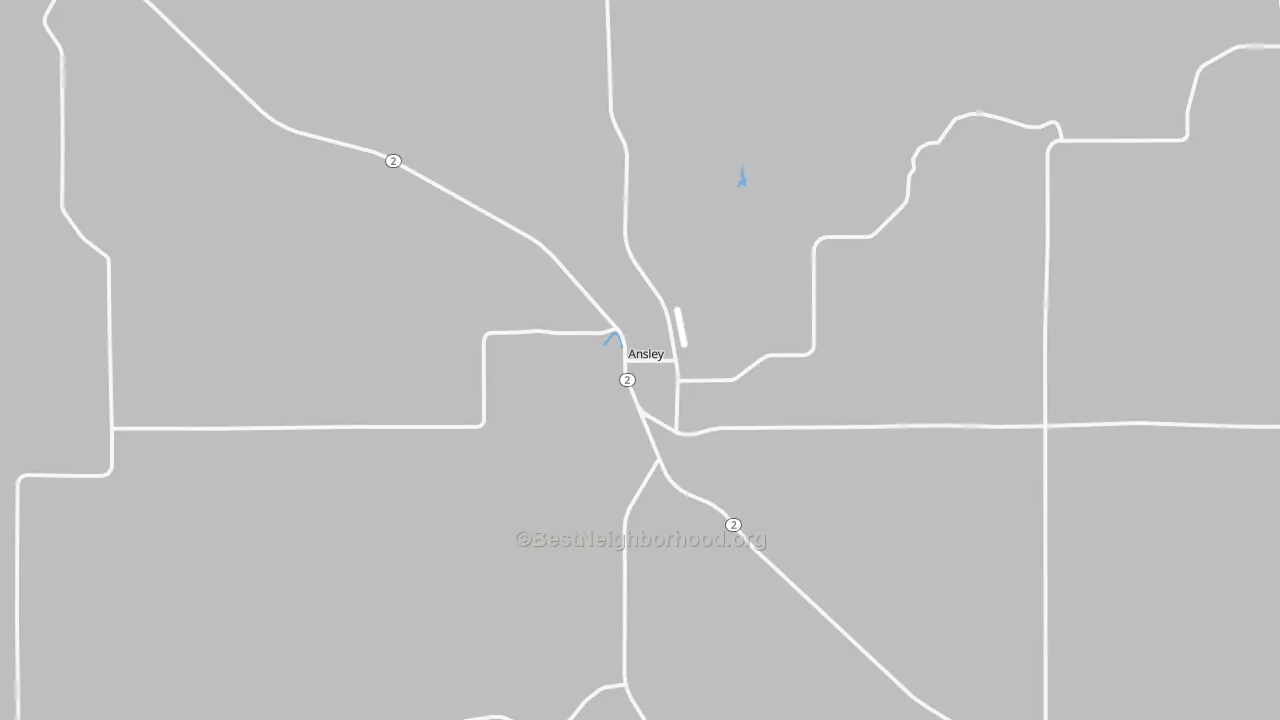 Transit Grade map of Ansley, NE