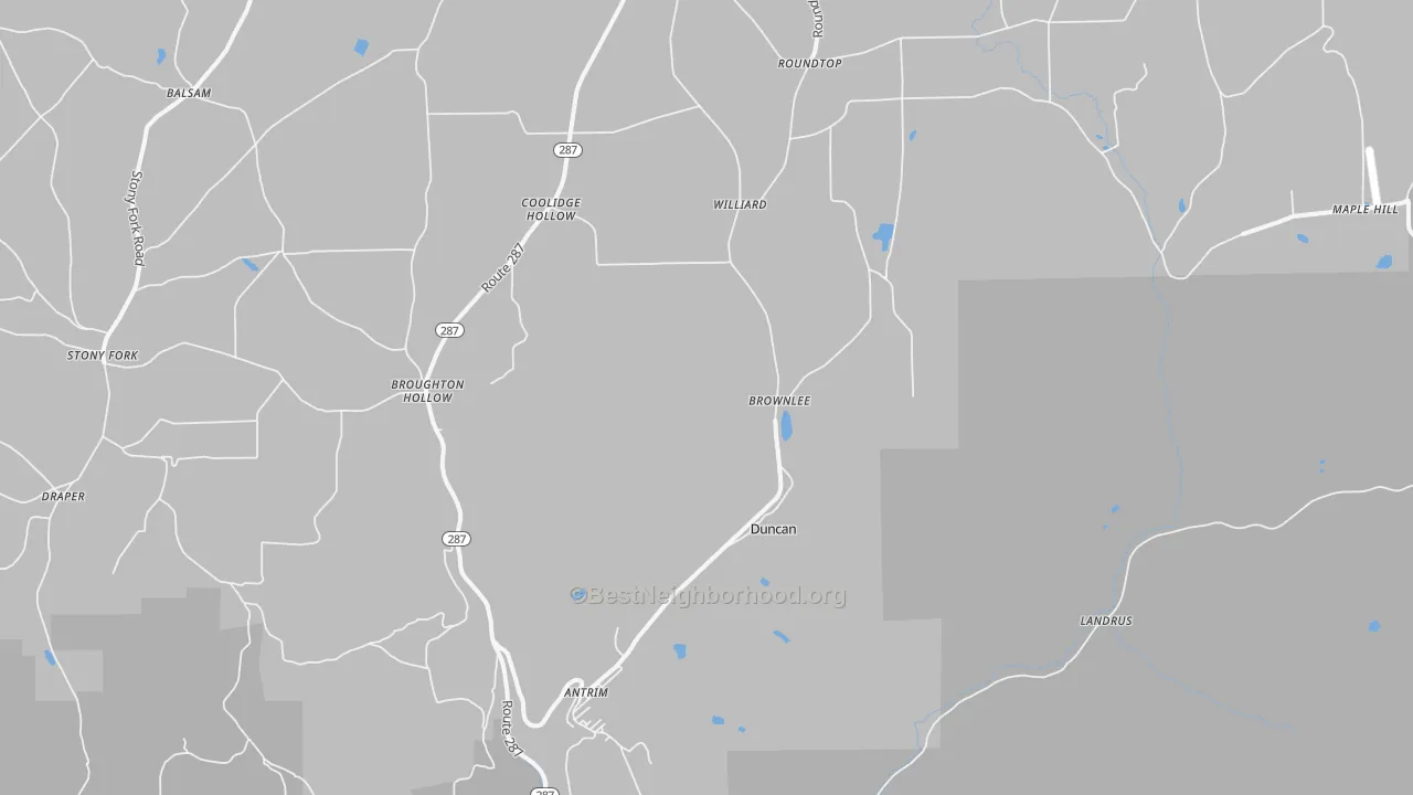 Transit Grade map of Antrim, PA