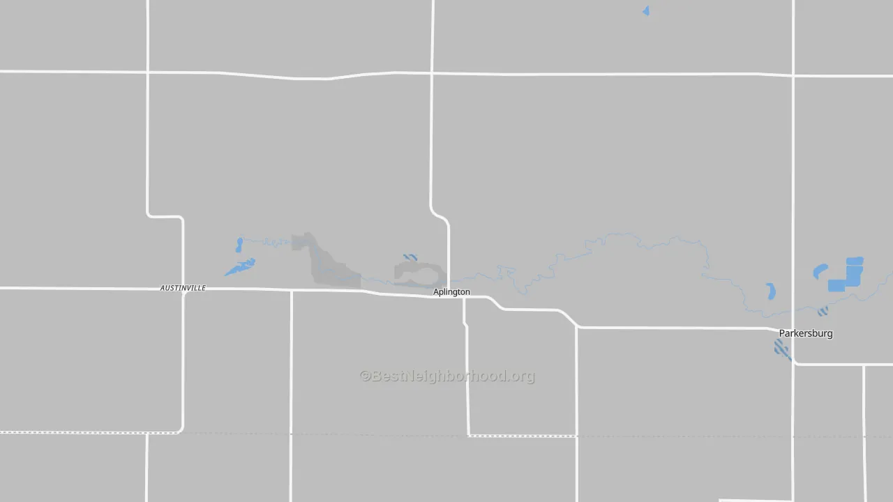 Transit Grade map of Aplington, IA
