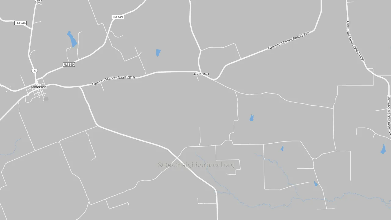 Transit Grade map of Apolonia, TX