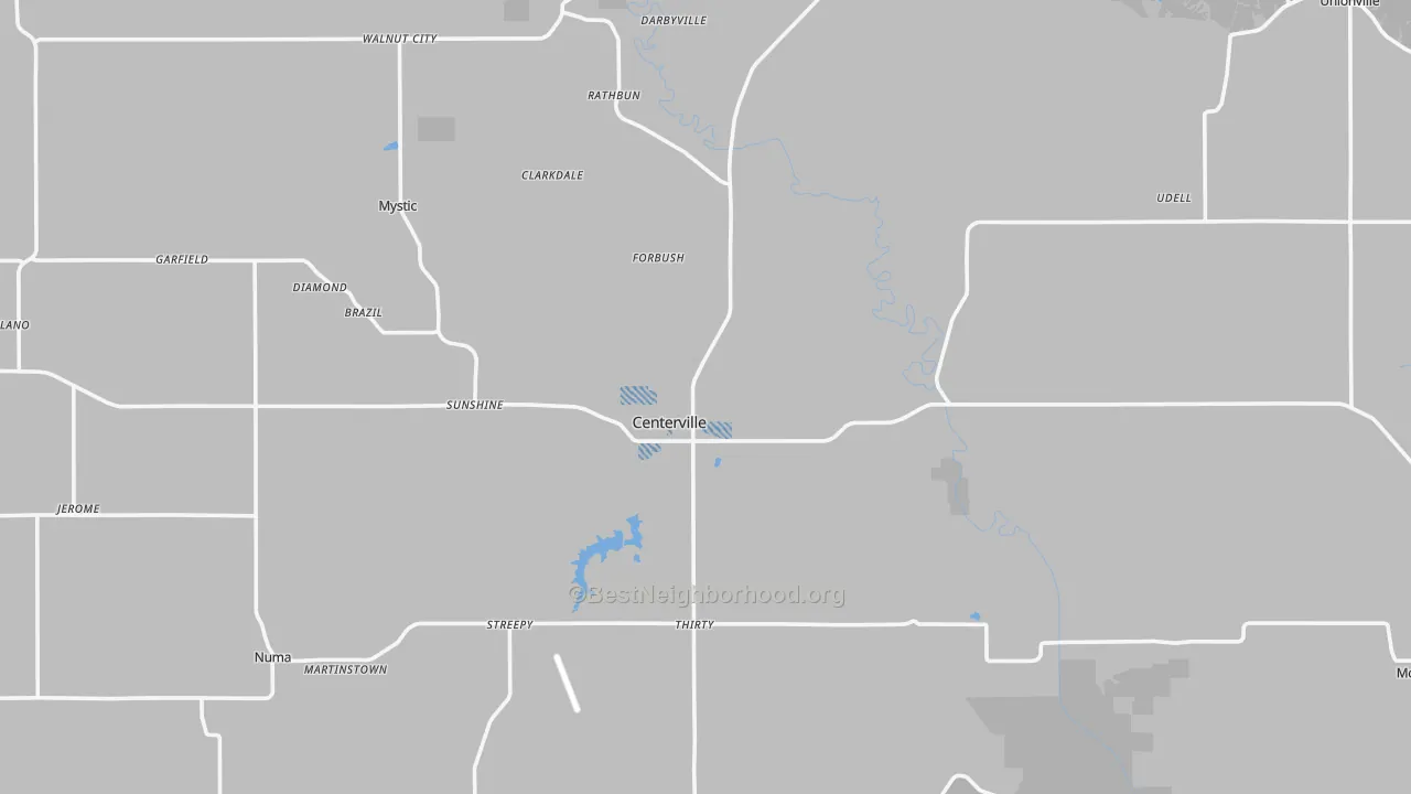Transit Grade map of Appanoose County, IA