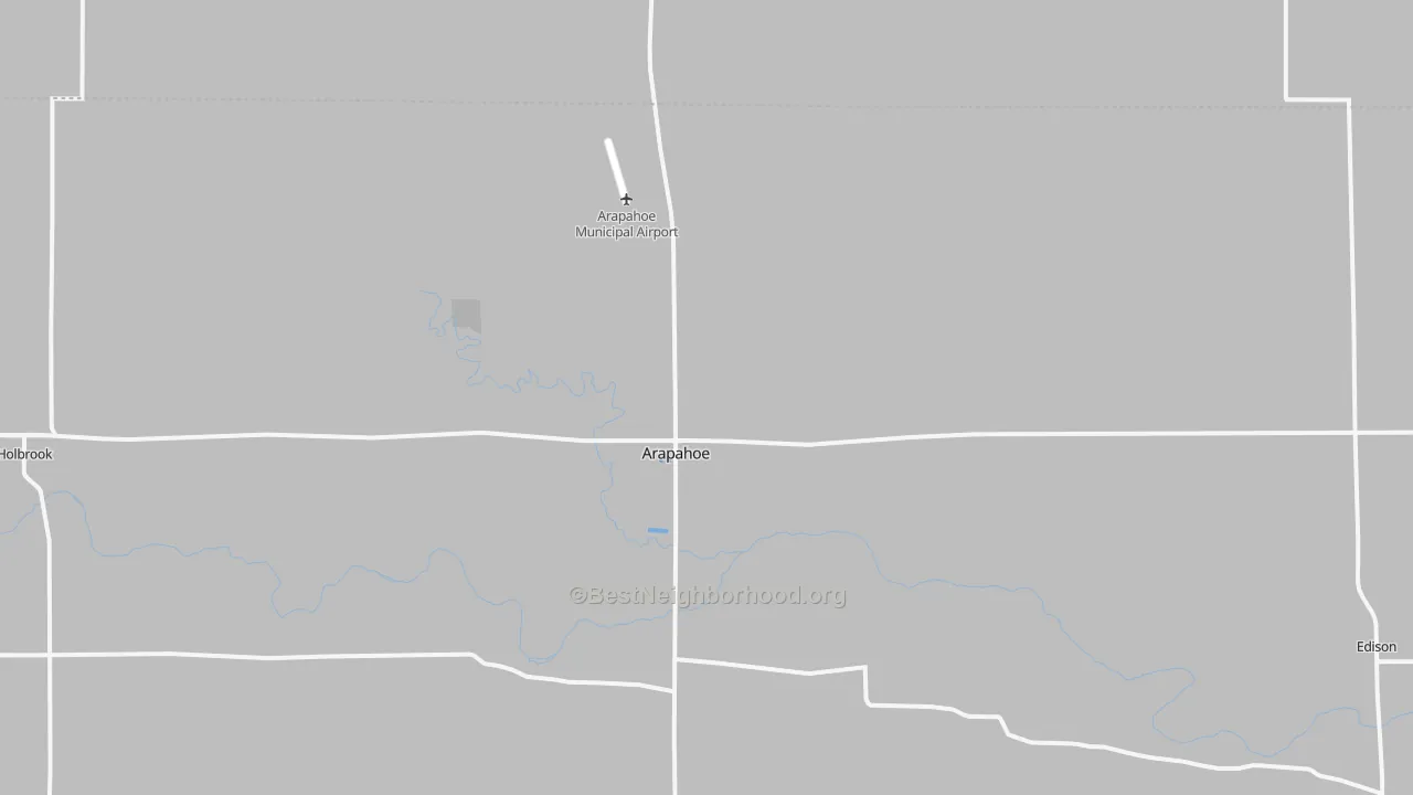 Transit Grade map of Arapahoe, NE