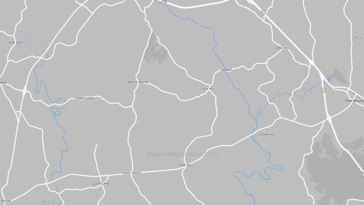 Transit Grade map of Ararat, NC