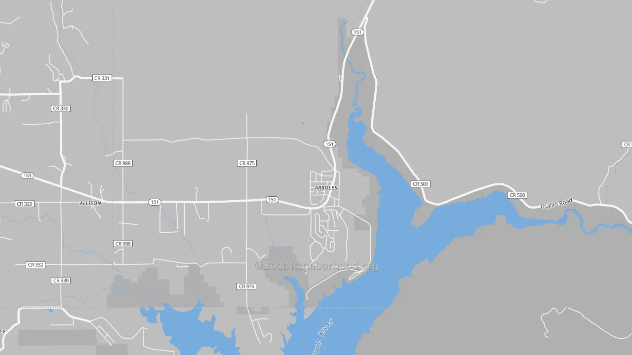 Transit Grade map of Arboles, CO