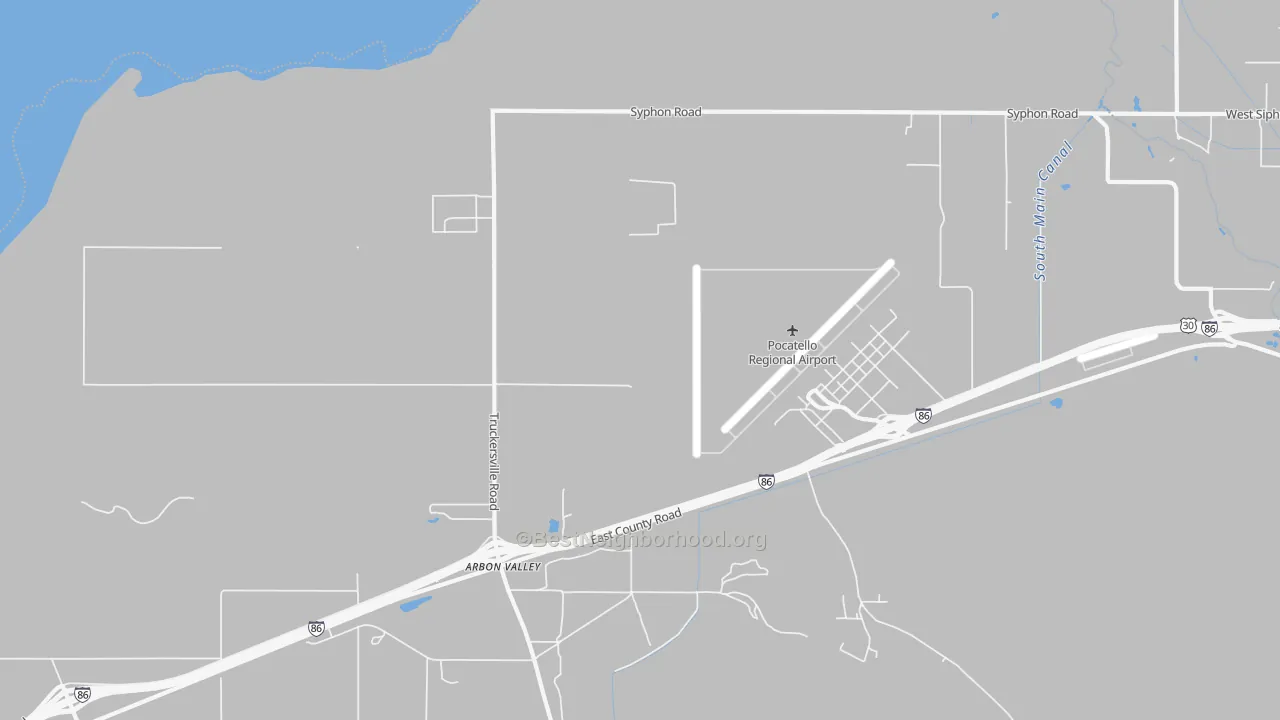 Transit Grade map of Arbon Valley, ID