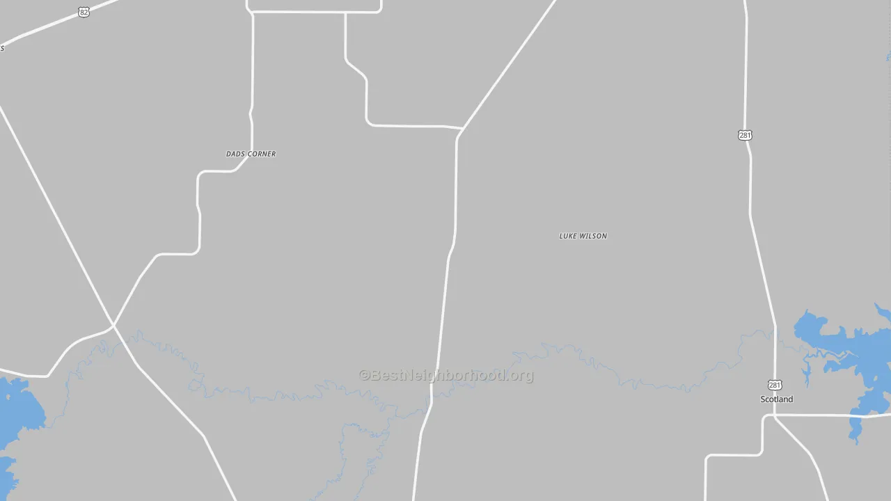 Transit Grade map of Archer County, TX