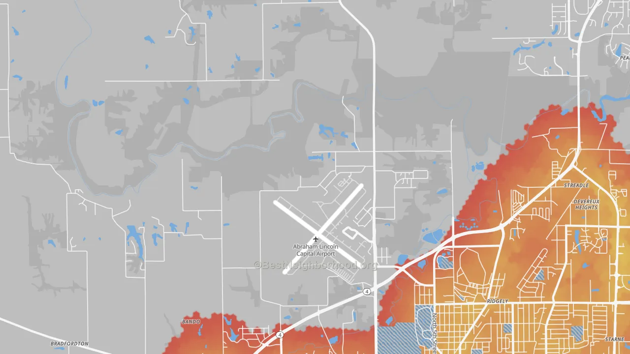 Transit Grade map of Archer, IL