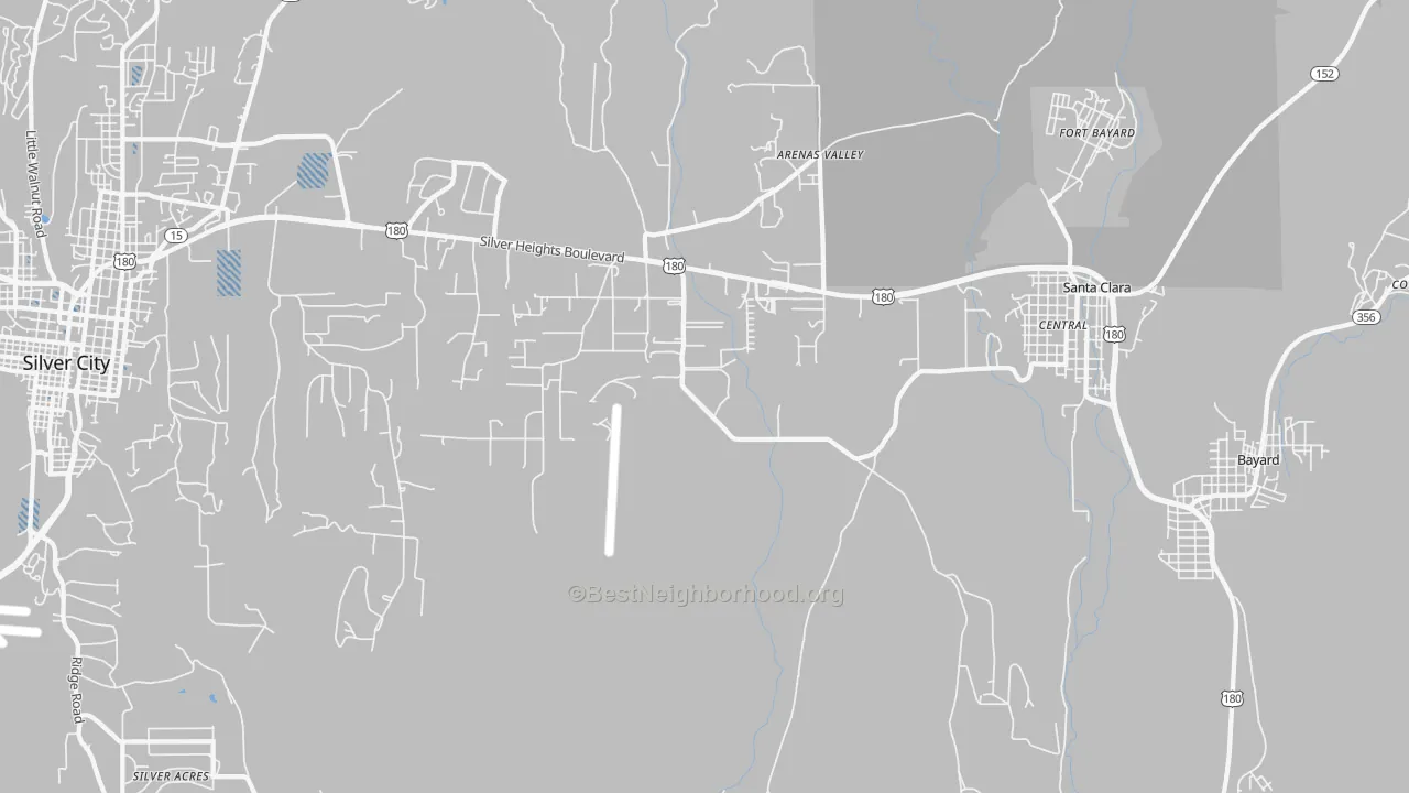 Transit Grade map of Arenas Valley, NM