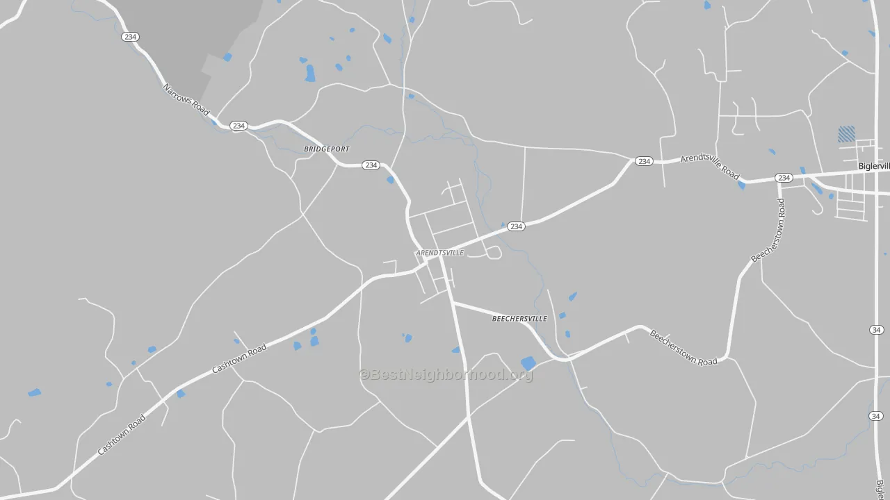 Transit Grade map of Arendtsville, PA