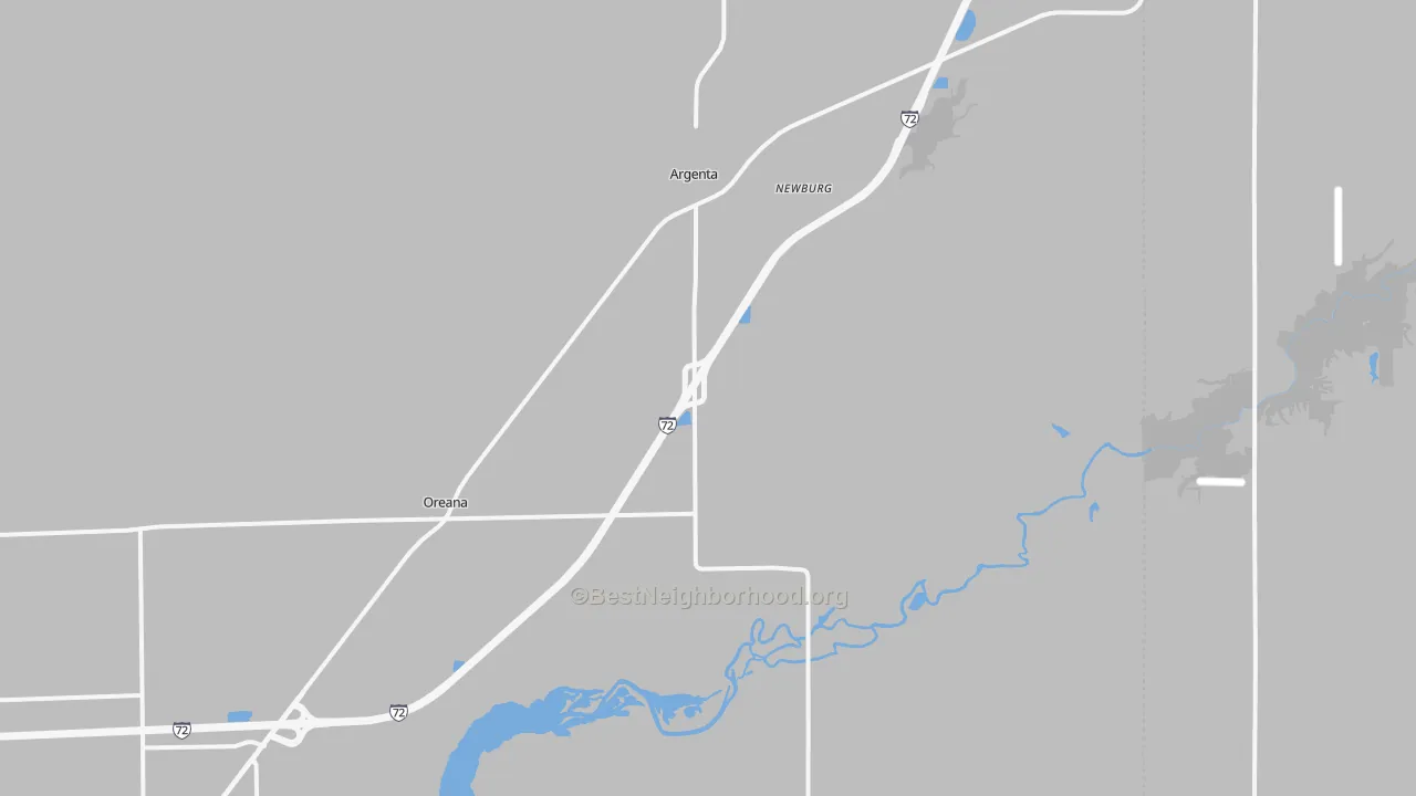 Transit Grade map of Argenta, IL