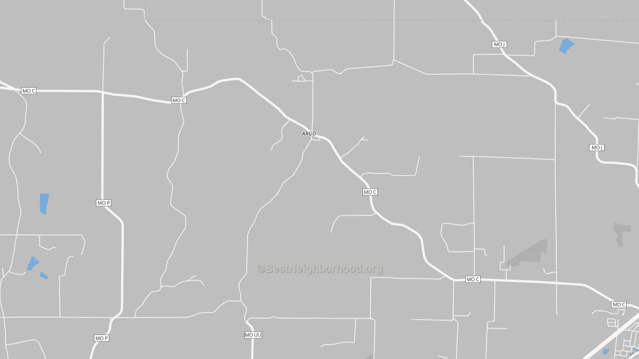 Transit Grade map of Argo, MO