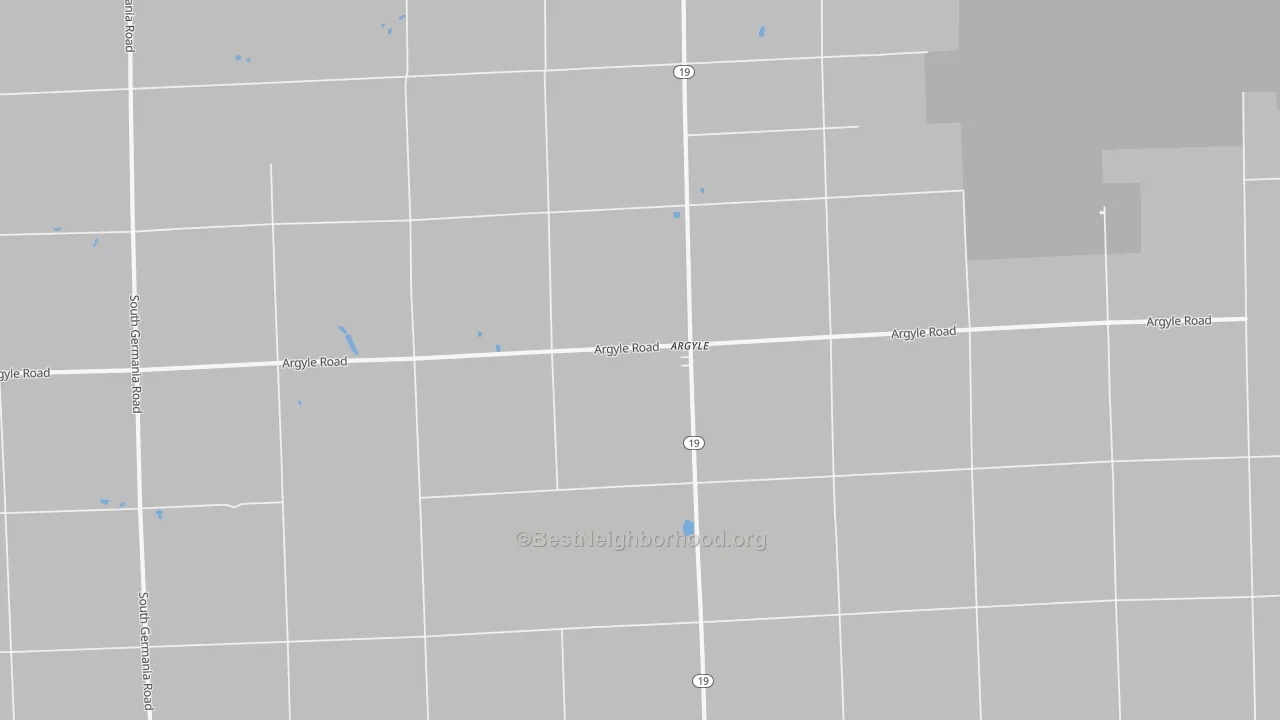 Transit Grade map of Argyle, MI
