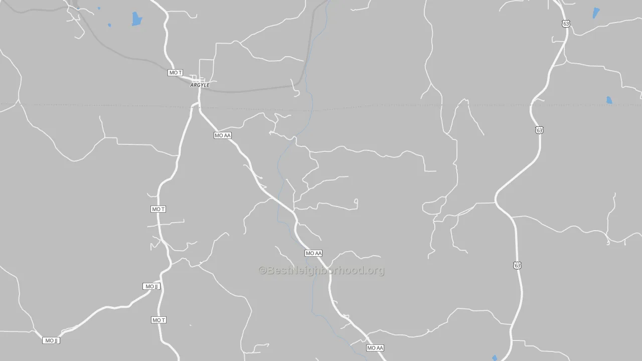 Transit Grade map of Argyle, MO