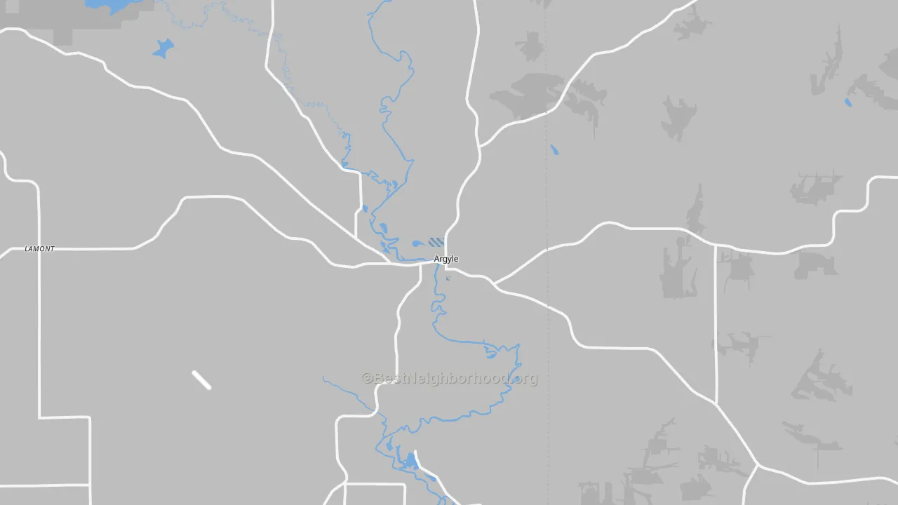 Transit Grade map of Argyle, WI