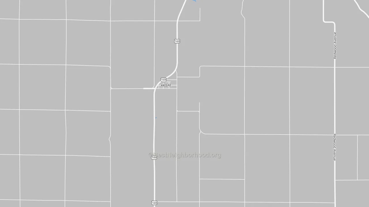 Transit Grade map of Arispe, IA