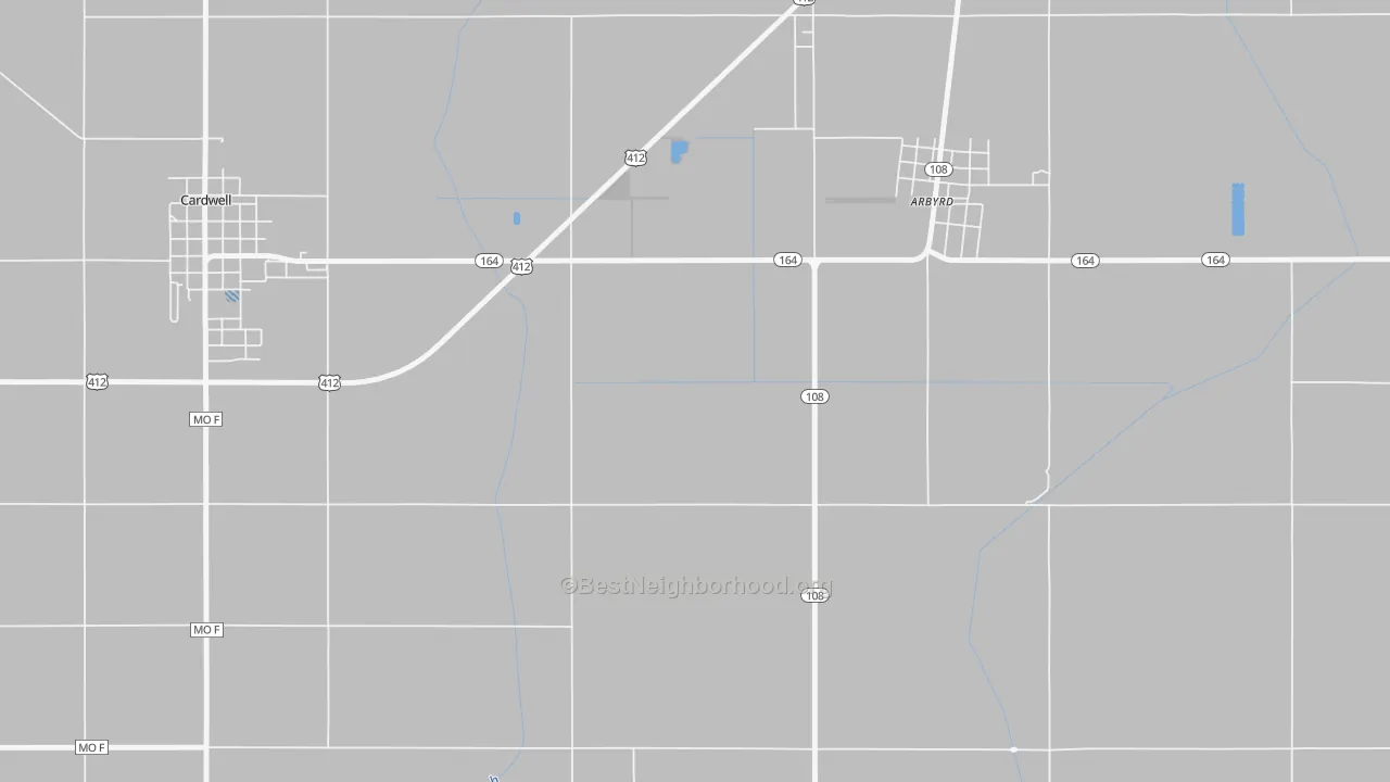 Transit Grade map of Arkmo, MO