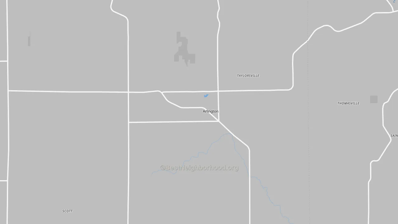 Transit Grade map of Arlington, IA