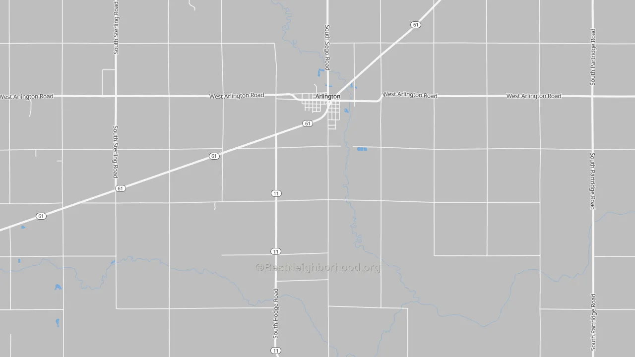 Transit Grade map of Arlington, KS