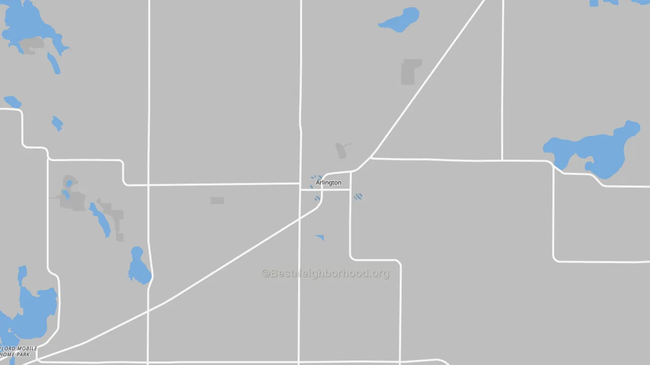 Transit Grade map of Arlington, MN