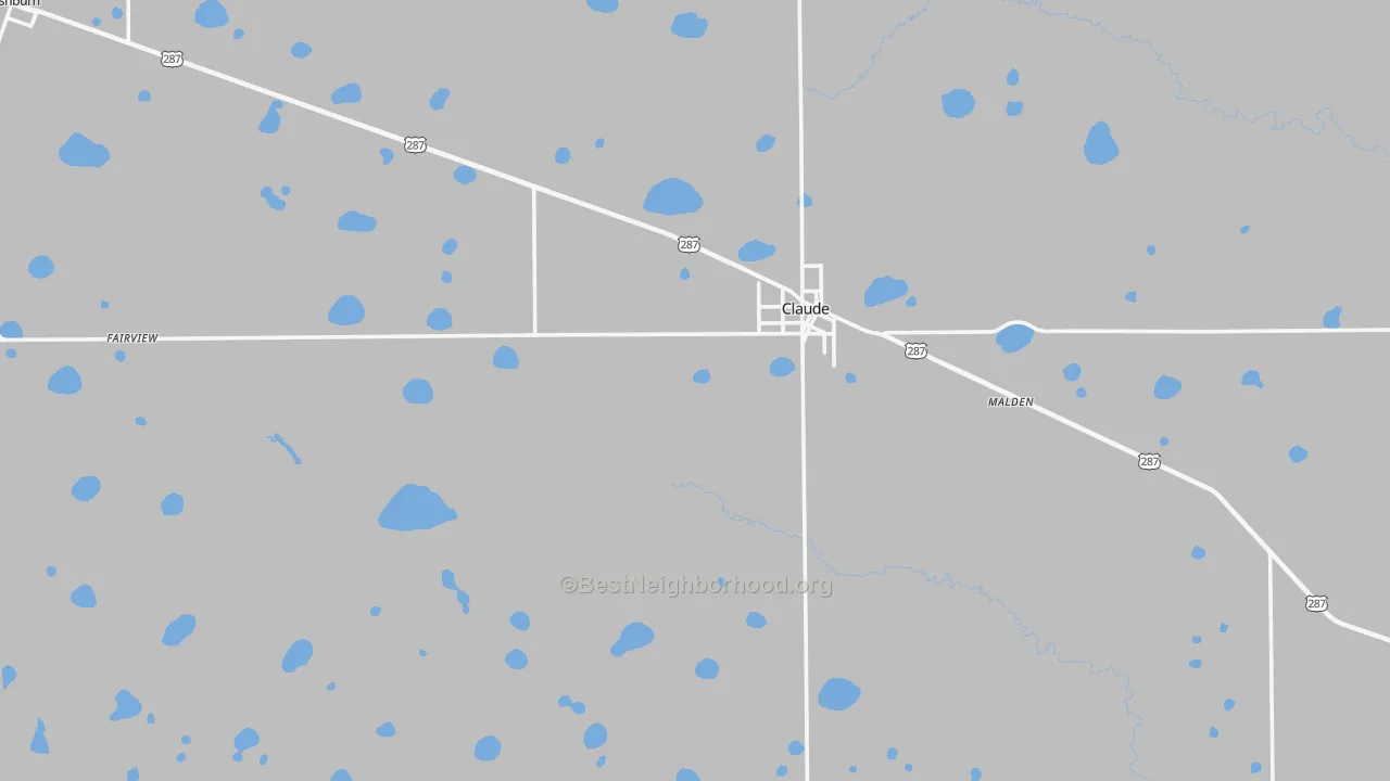 Transit Grade map of Armstrong County, TX