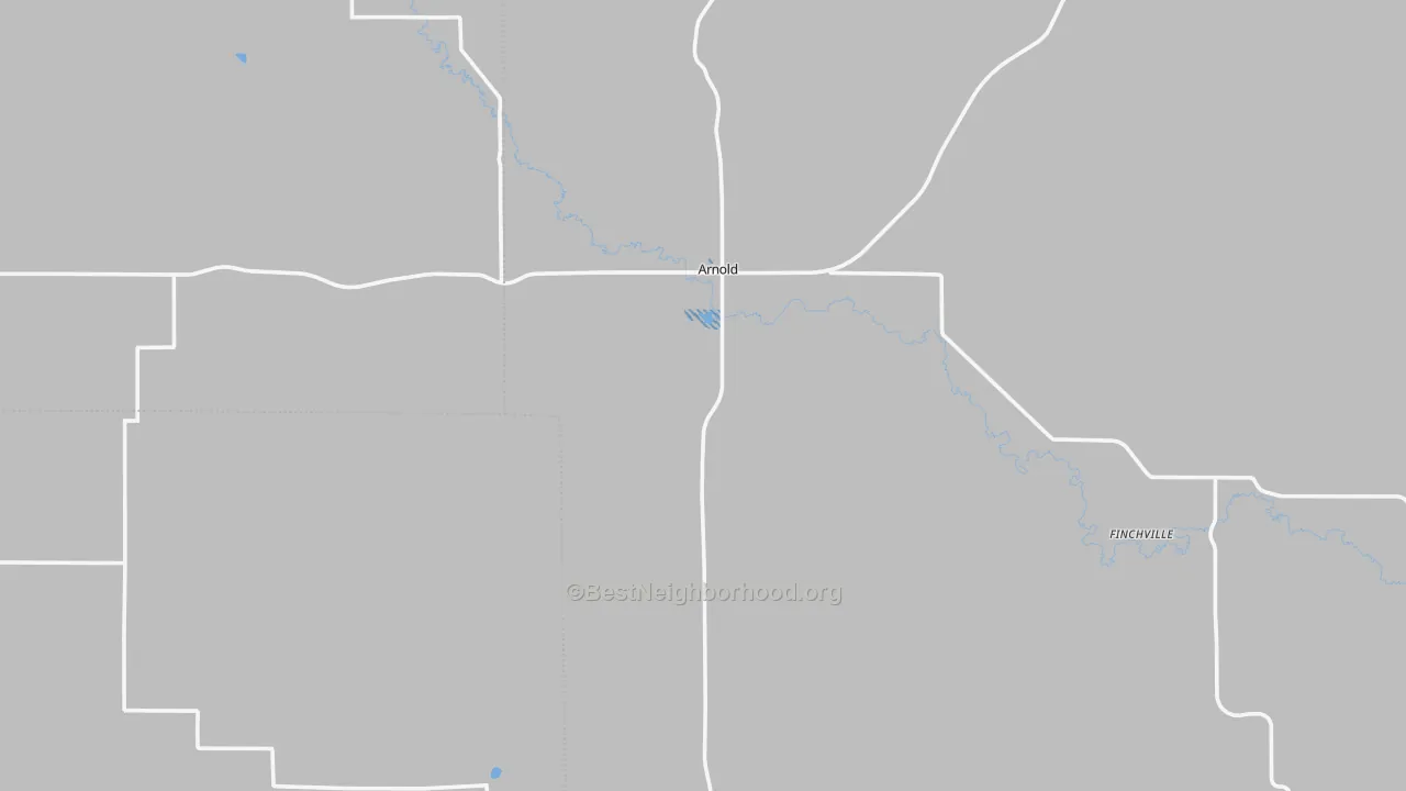 Transit Grade map of Arnold, NE