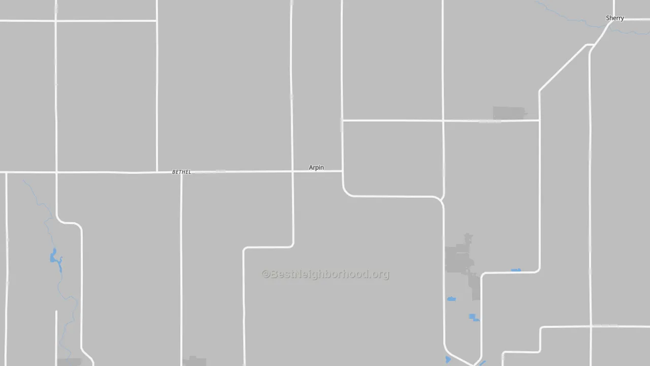 Transit Grade map of Arpin, WI