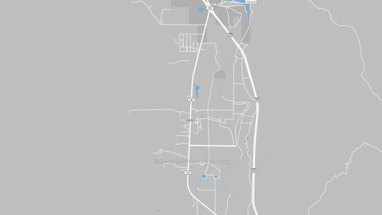 Transit Grade map of Arrey, NM