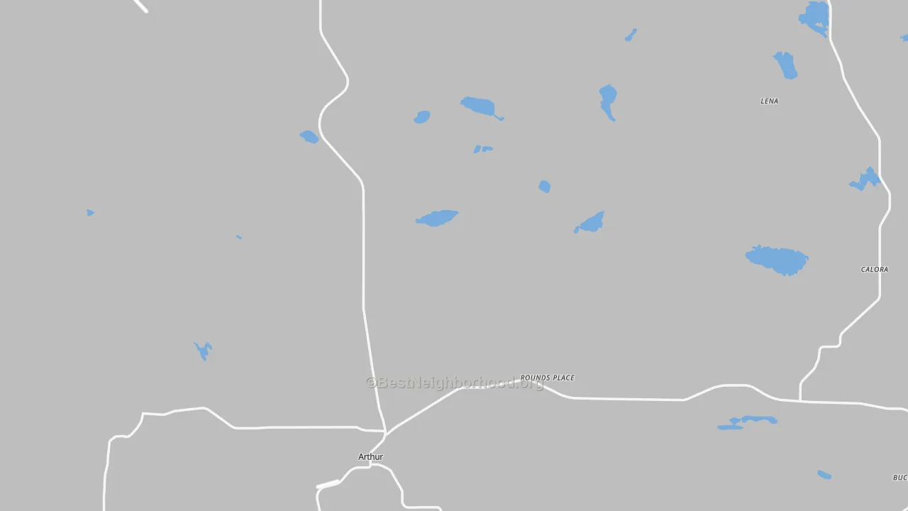 Transit Grade map of Arthur, NE