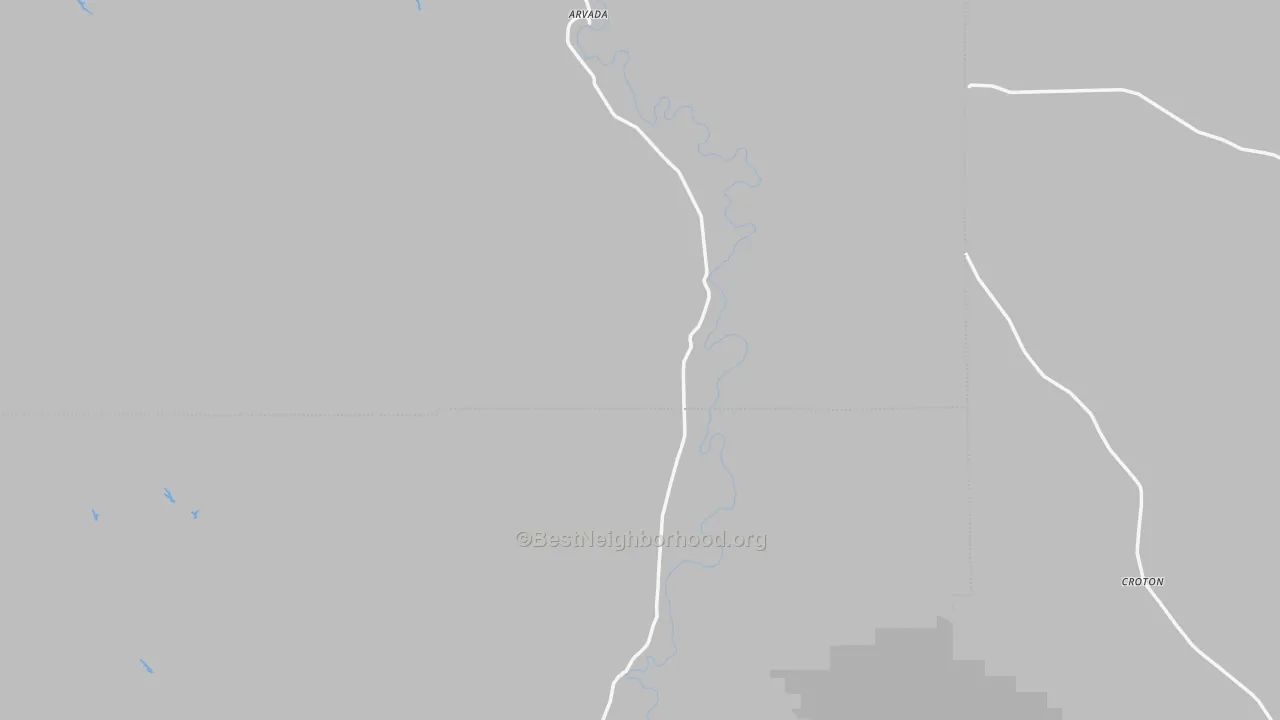 Transit Grade map of Arvada, WY