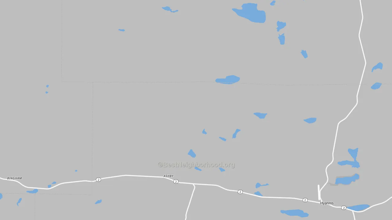 Transit Grade map of Ashby, NE