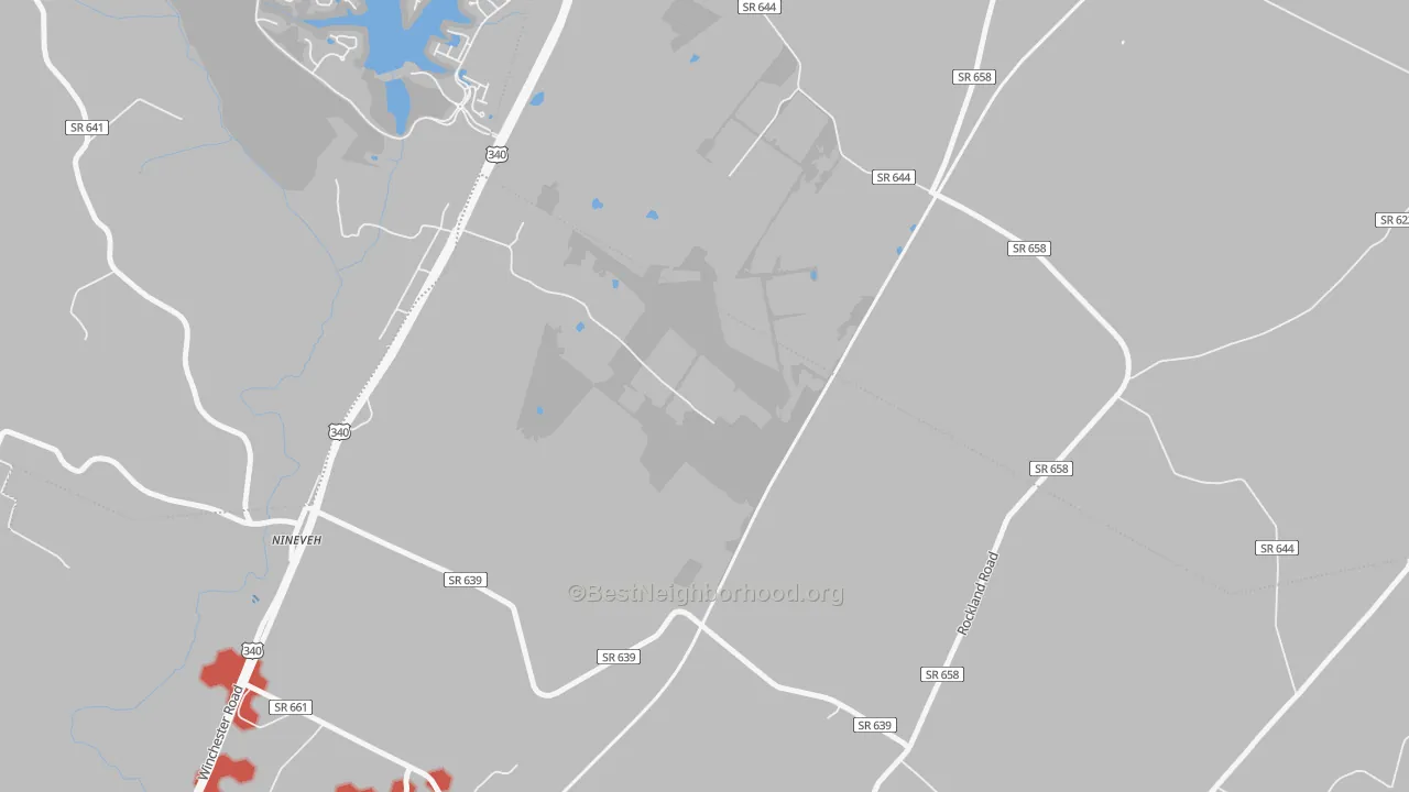 Transit Grade map of Ashby, VA