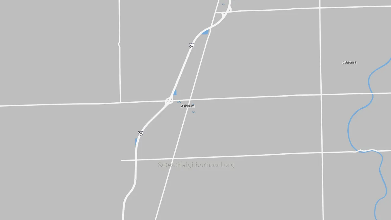Transit Grade map of Ashkum, IL