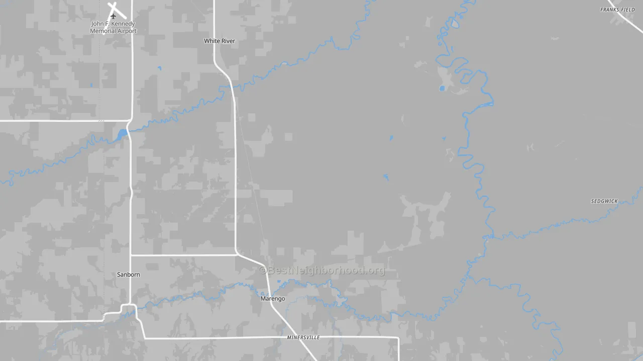 Transit Grade map of Ashland County, WI