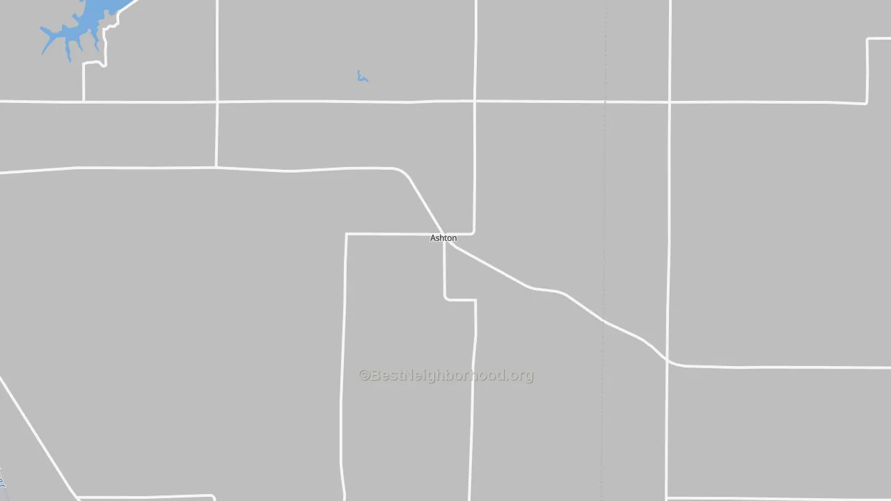 Transit Grade map of Ashton, NE