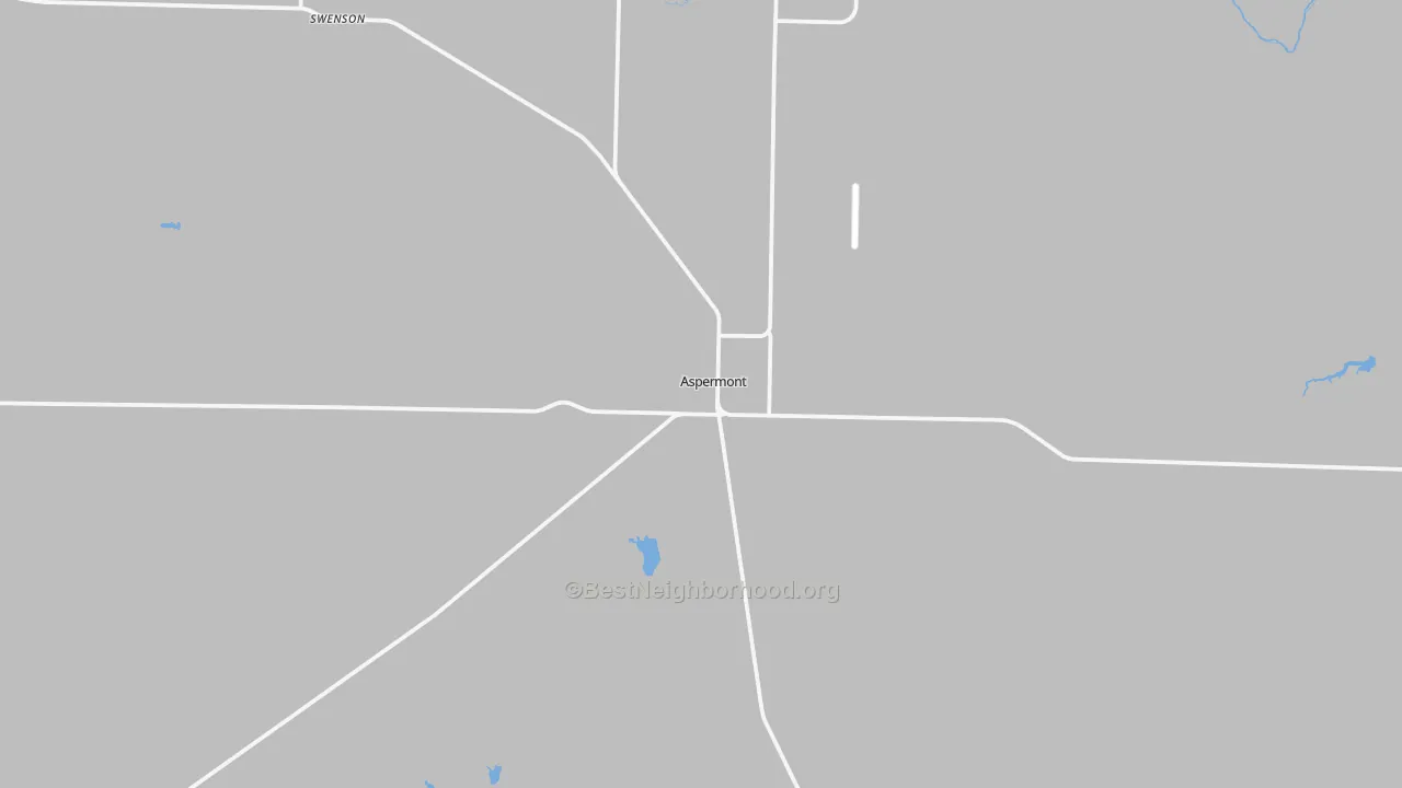 Transit Grade map of Aspermont, TX