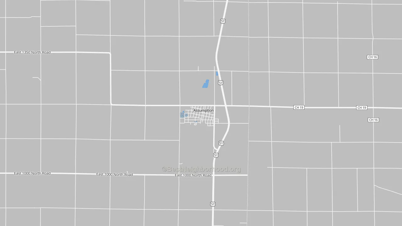 Transit Grade map of Assumption, IL