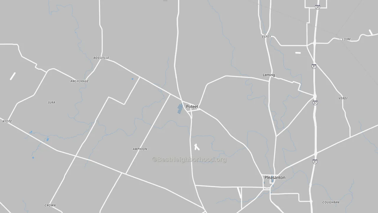 Transit Grade map of Atascosa County, TX