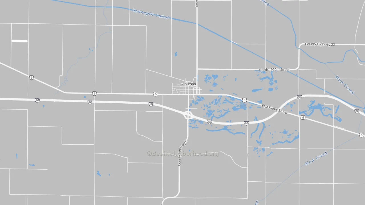 Transit Grade map of Atkinson, IL