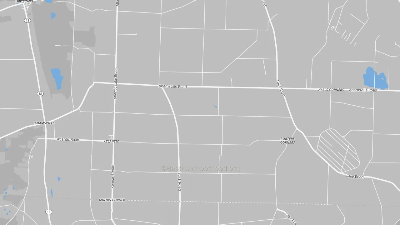 Transit Grade map of Atlantic, PA