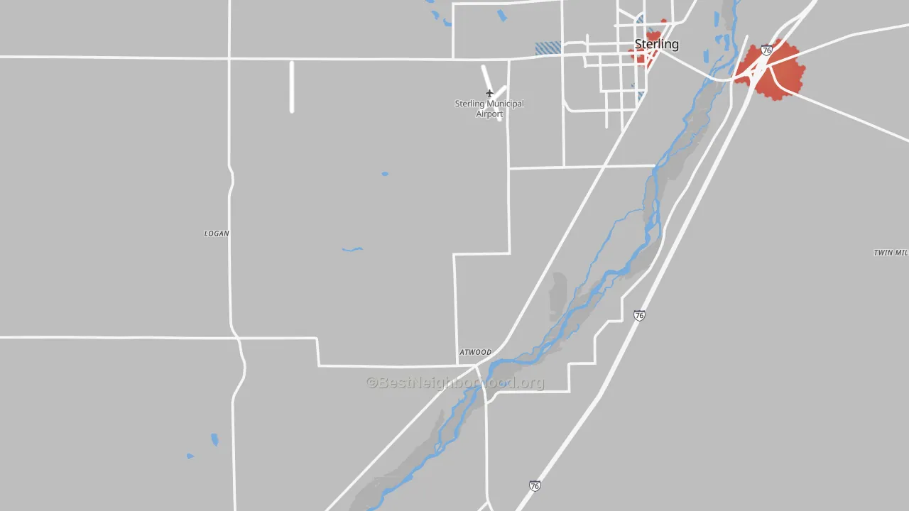Transit Grade map of Atwood, CO