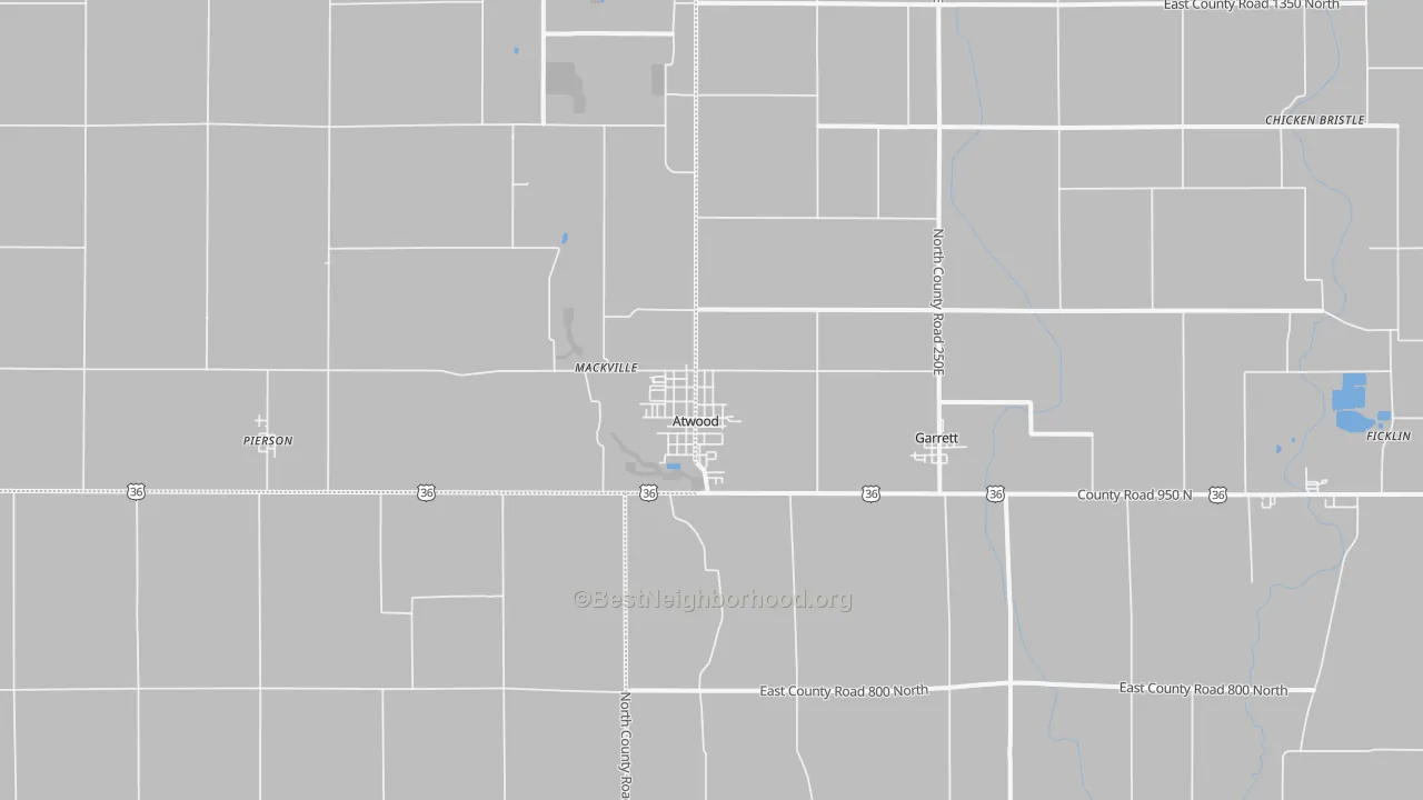 Transit Grade map of Atwood, IL