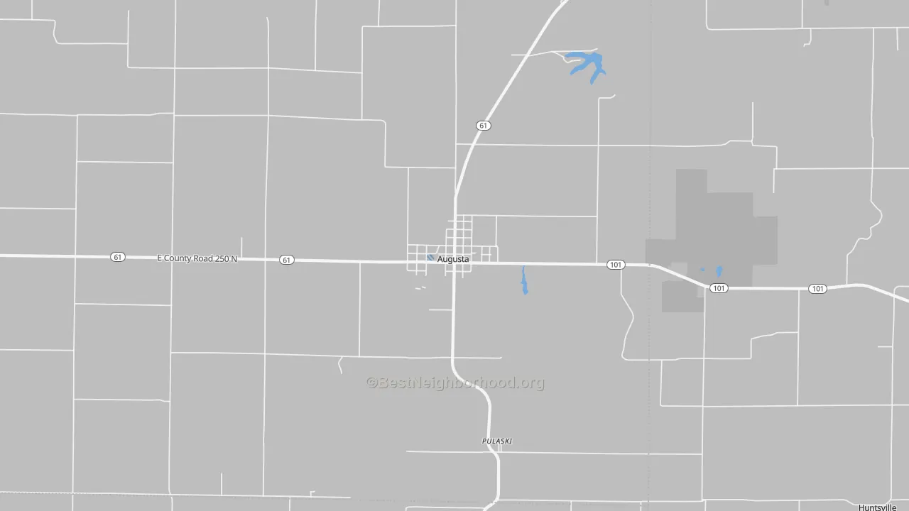 Transit Grade map of Augusta, IL