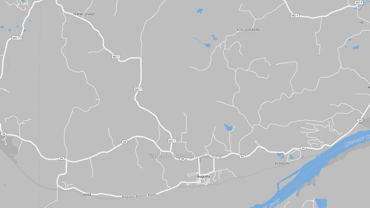 Transit Grade map of Augusta, MO