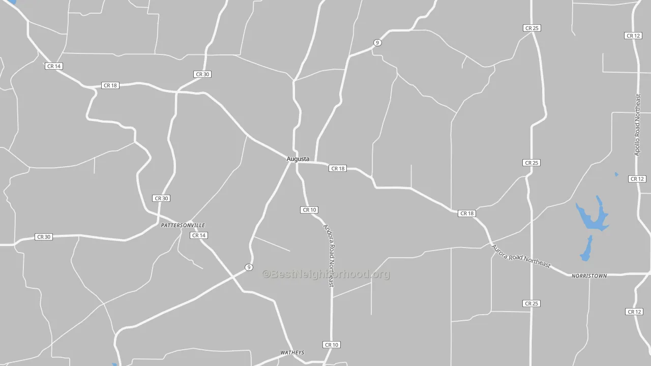 Transit Grade map of Augusta, OH
