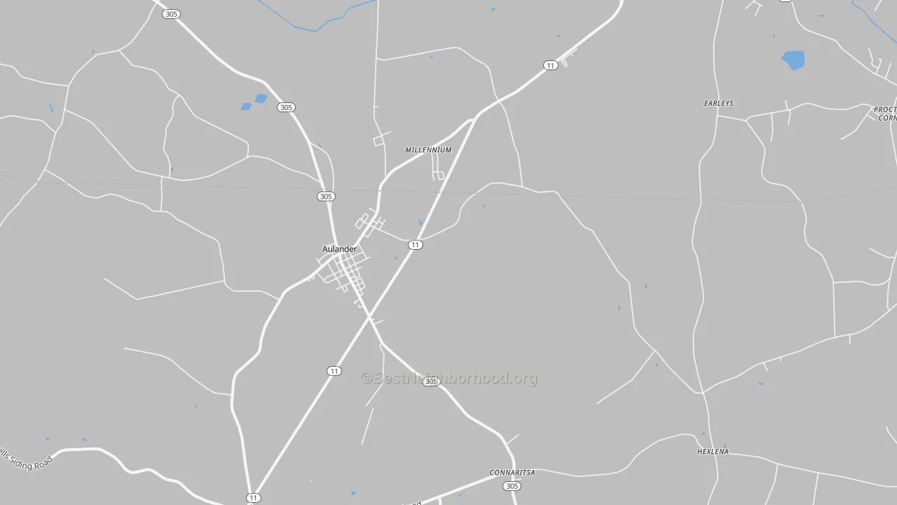 Transit Grade map of Aulander, NC