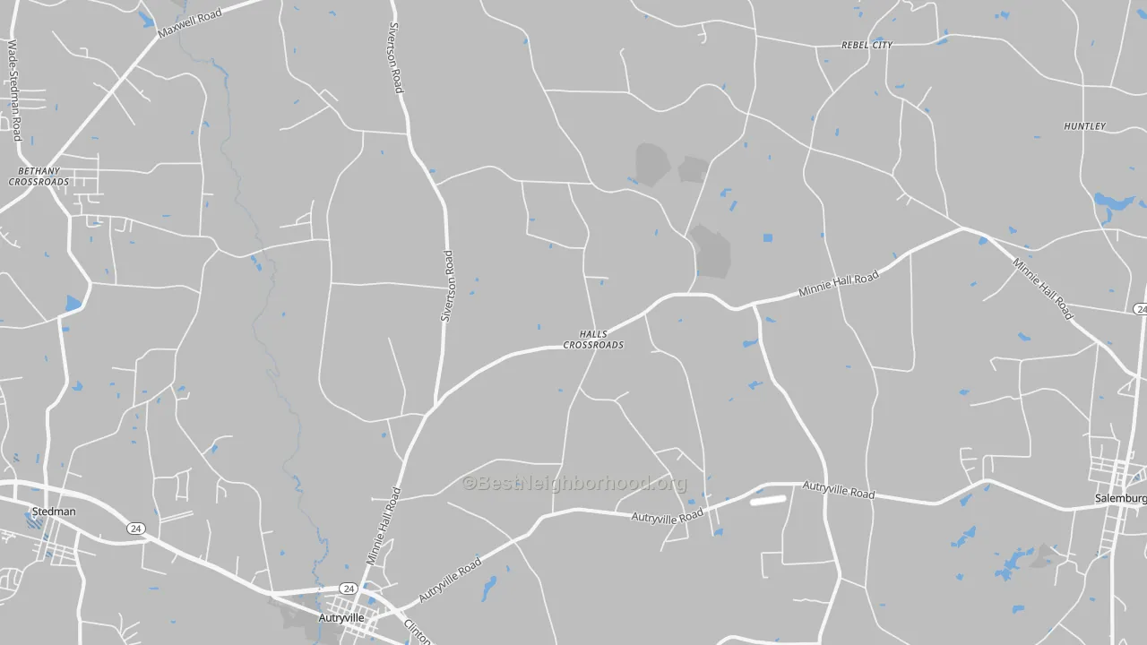 Transit Grade map of Autryville, NC