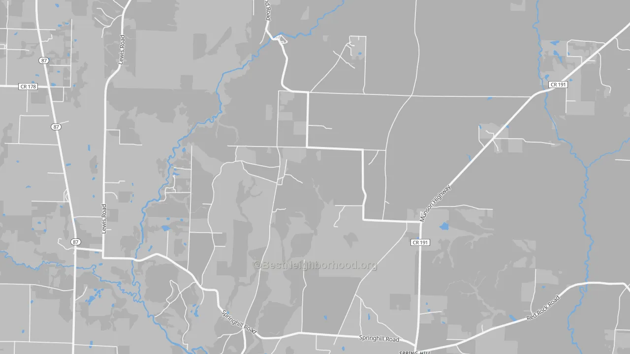 Transit Grade map of Avalon Beach, FL