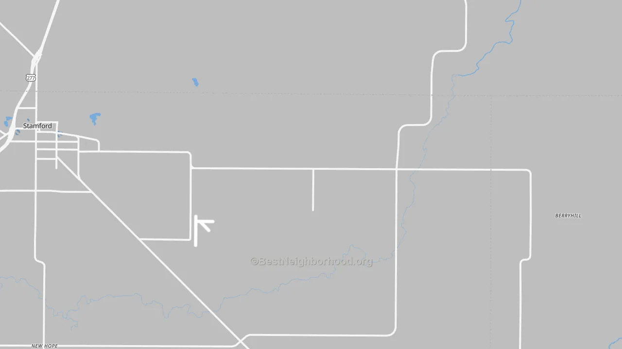 Transit Grade map of Avoca, TX