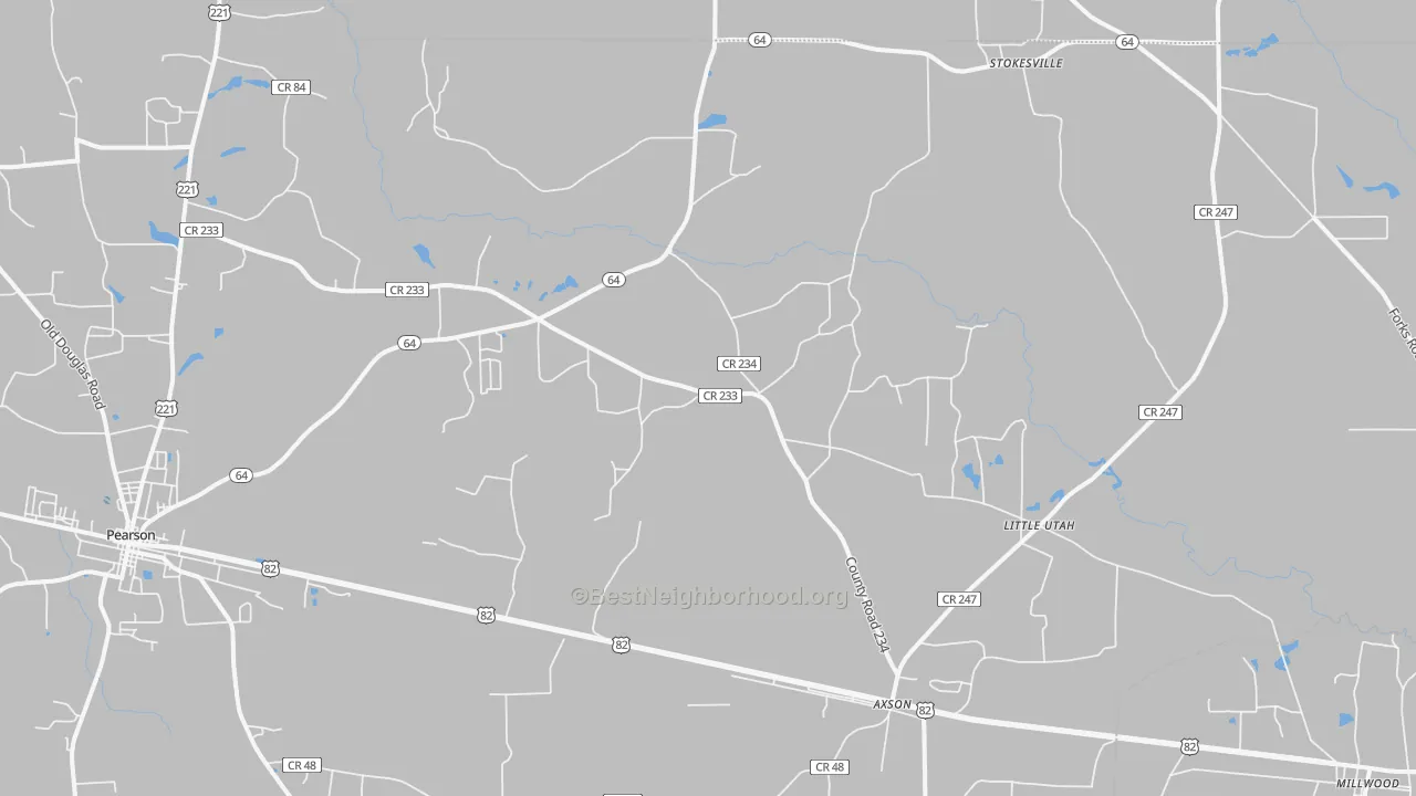 Transit Grade map of Axson, GA