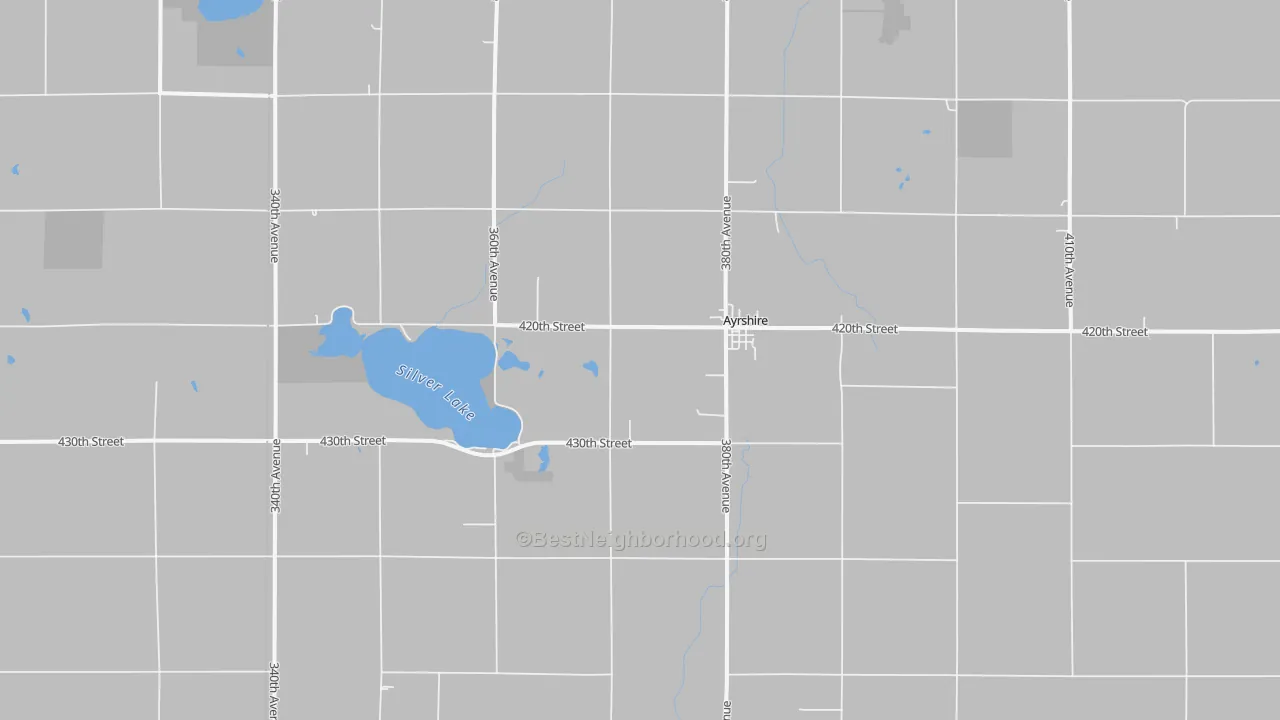 Transit Grade map of Ayrshire, IA